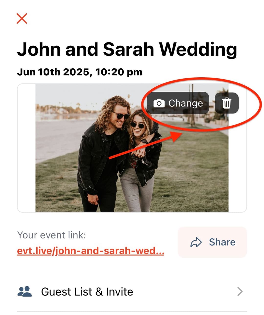 Use Change to choose another image, or the cover’s delete/trash control to remove the custom cover. Make sure you use…