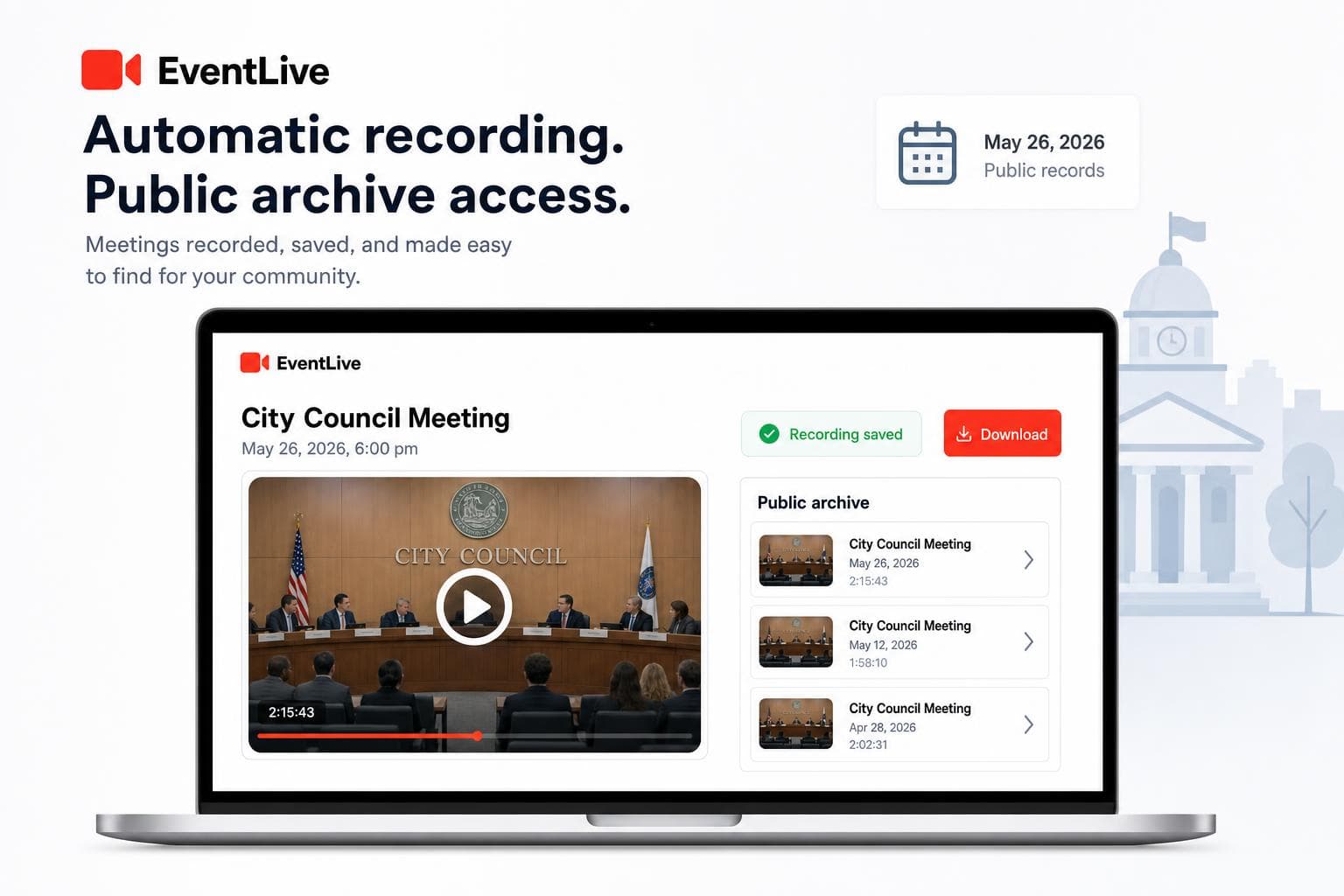 Automatic Recording & Archival