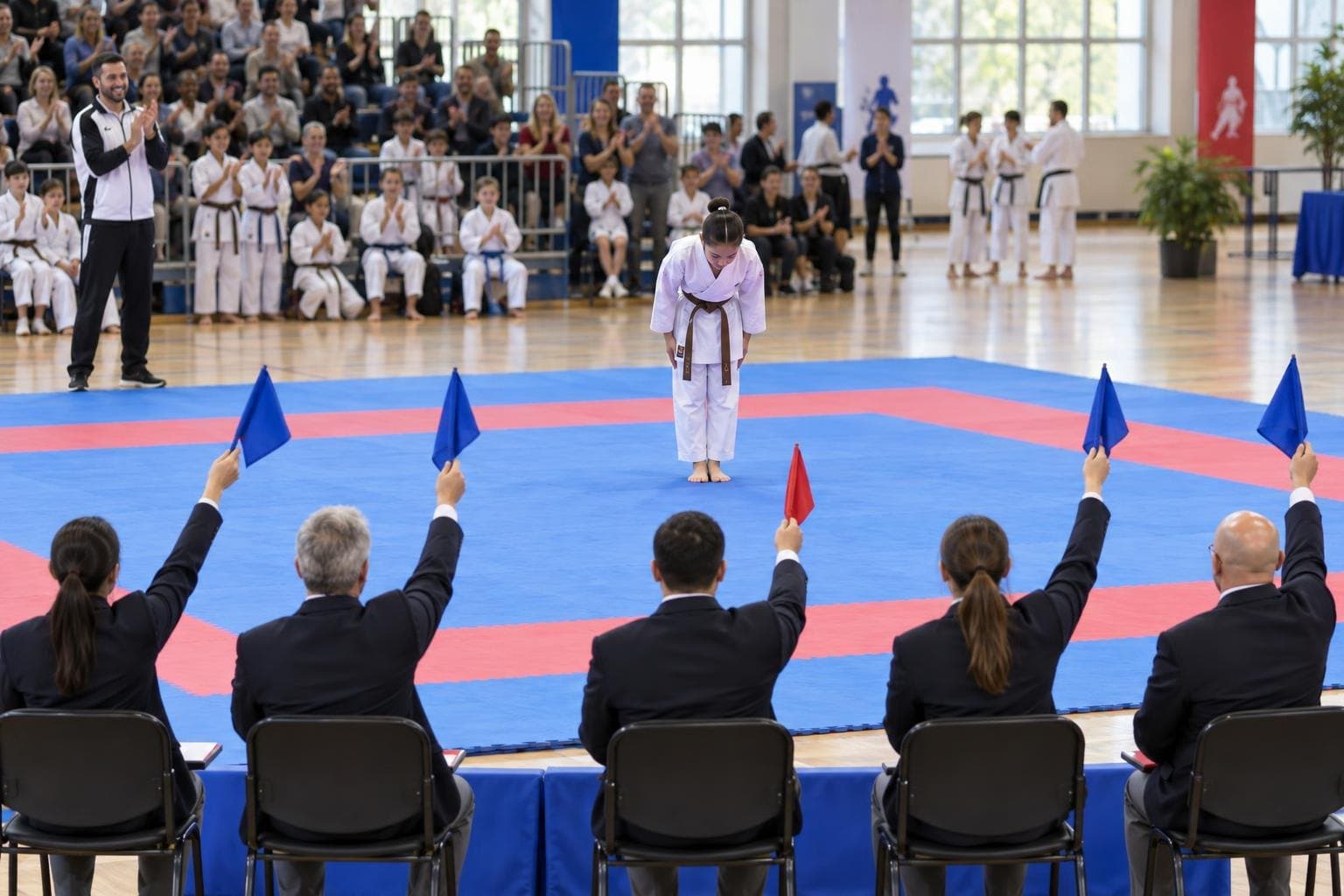 Grabación de cada kata y cada combate