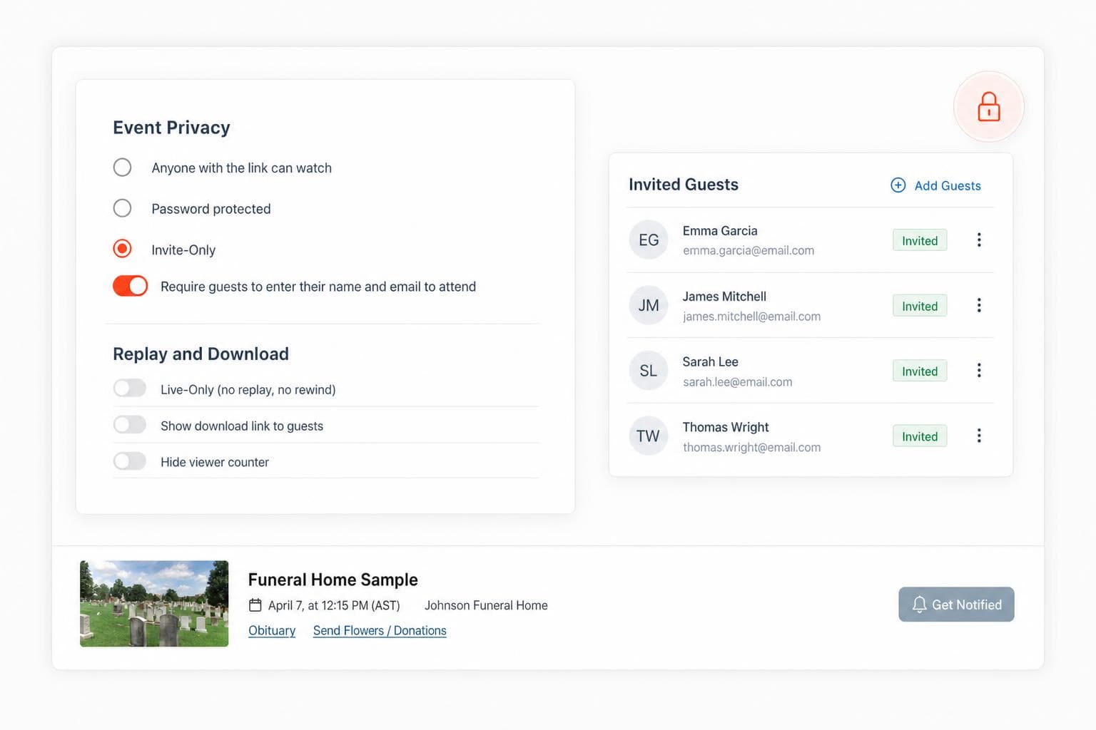 Complete Privacy Control