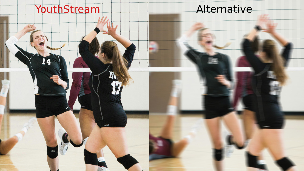 elderly watching a virtual event on a laptop