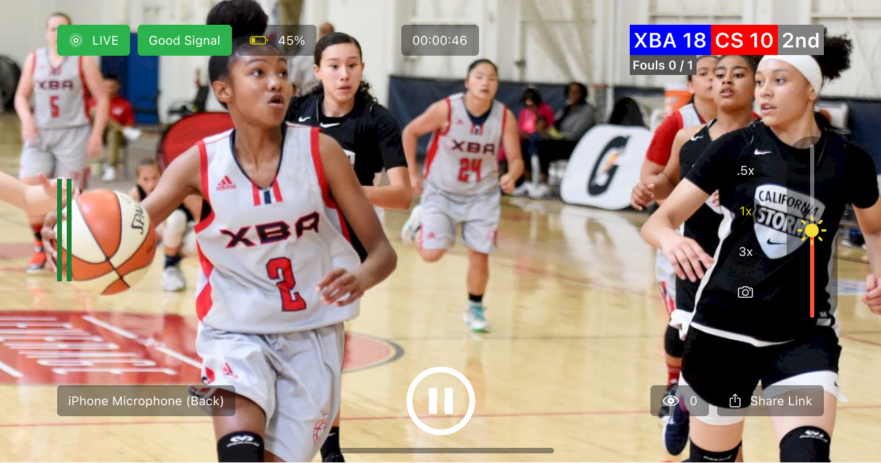 live streaming app features