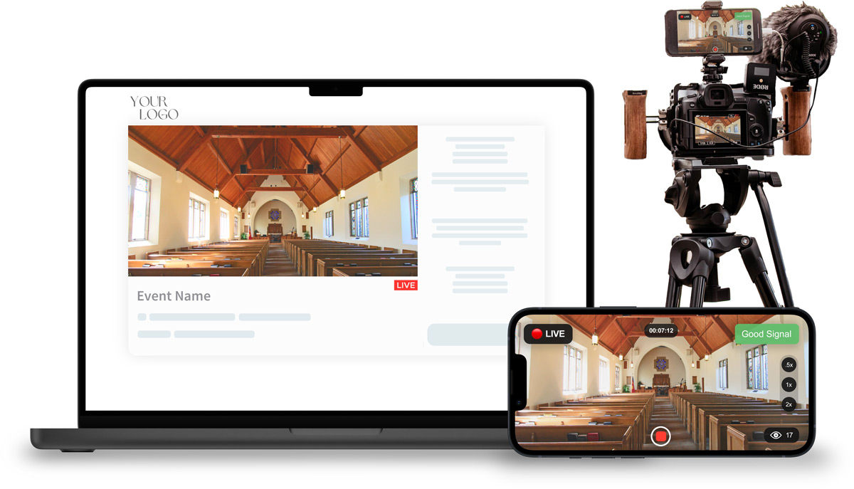 live stream events using a smartphone