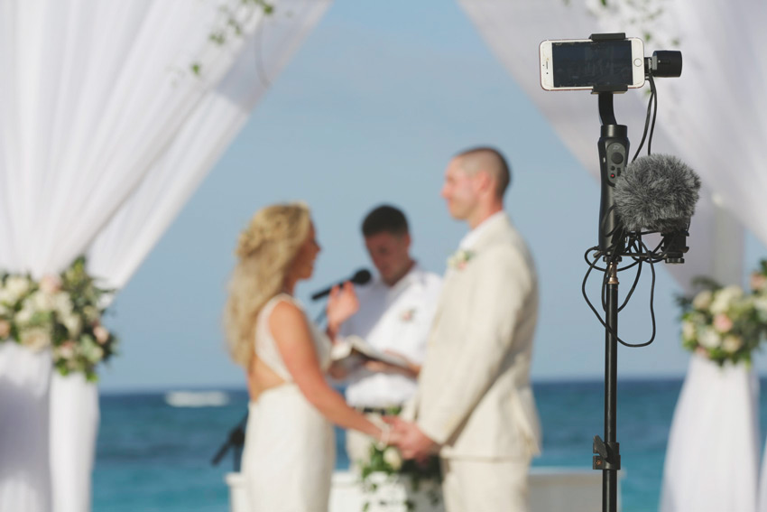 audio solutions for live streaming a wedding