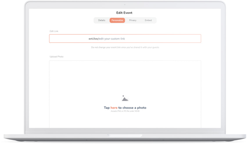 customize your live stream