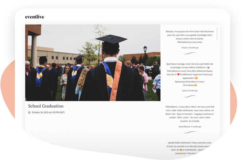 school graduation live stream