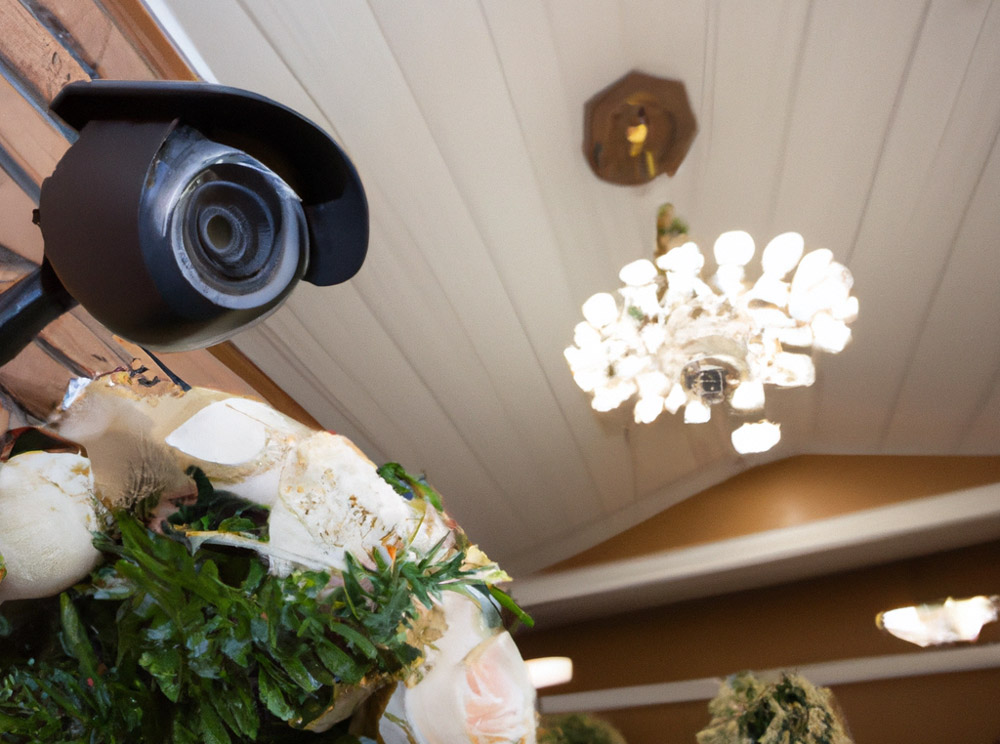 ptz camera at a funeral home